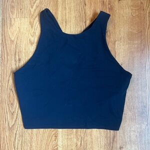 Navy Athleta Long-Line Sports Bra